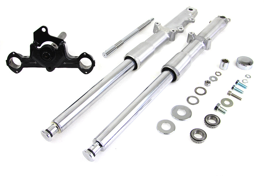 41mm Fork Assembly with Polished Sliders