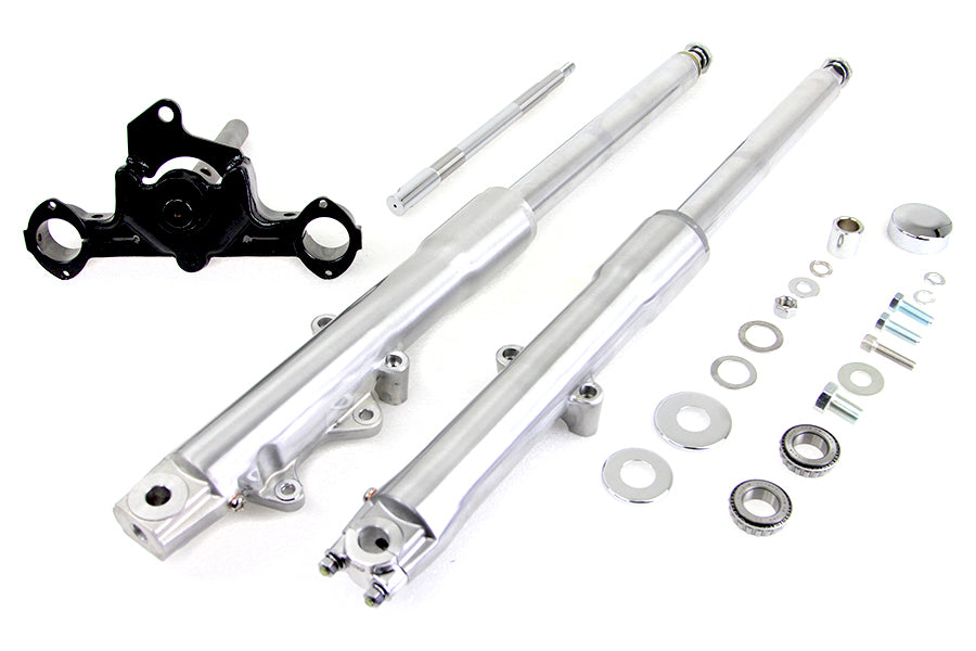 41mm Fork Assembly with Polished Sliders