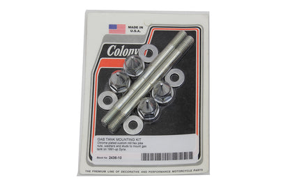 Gas Tank Mount Kit Chrome