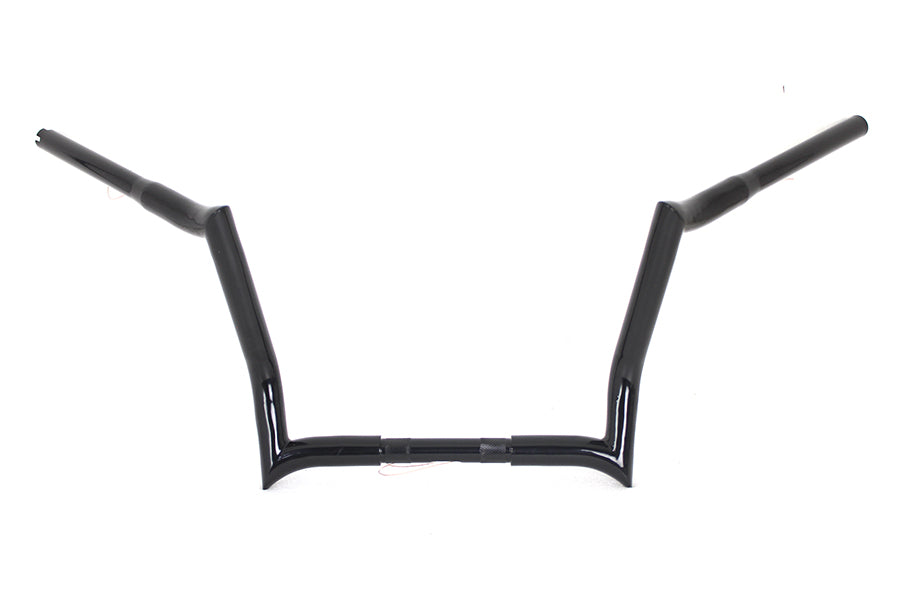 12 Z-Bar Handlebar without Indents Black