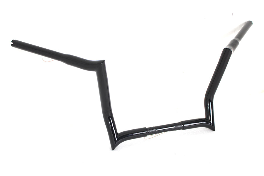 12 Z-Bar Handlebar without Indents Black