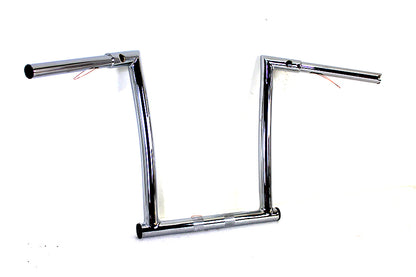 12 ChiZeled Z-Bar Handlebar Chrome