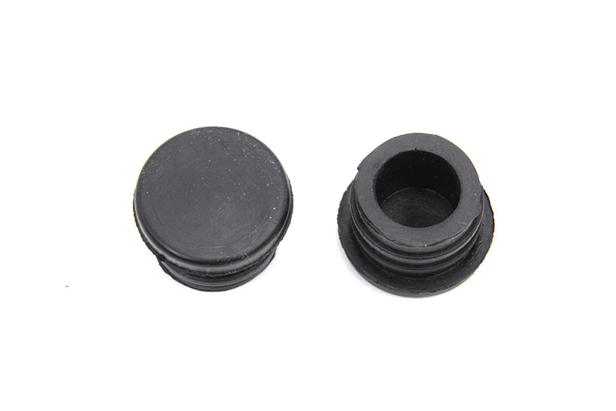 ChiZeled Handlebar Plugs Black Plastic