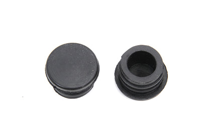 ChiZeled Handlebar Plugs Black Plastic