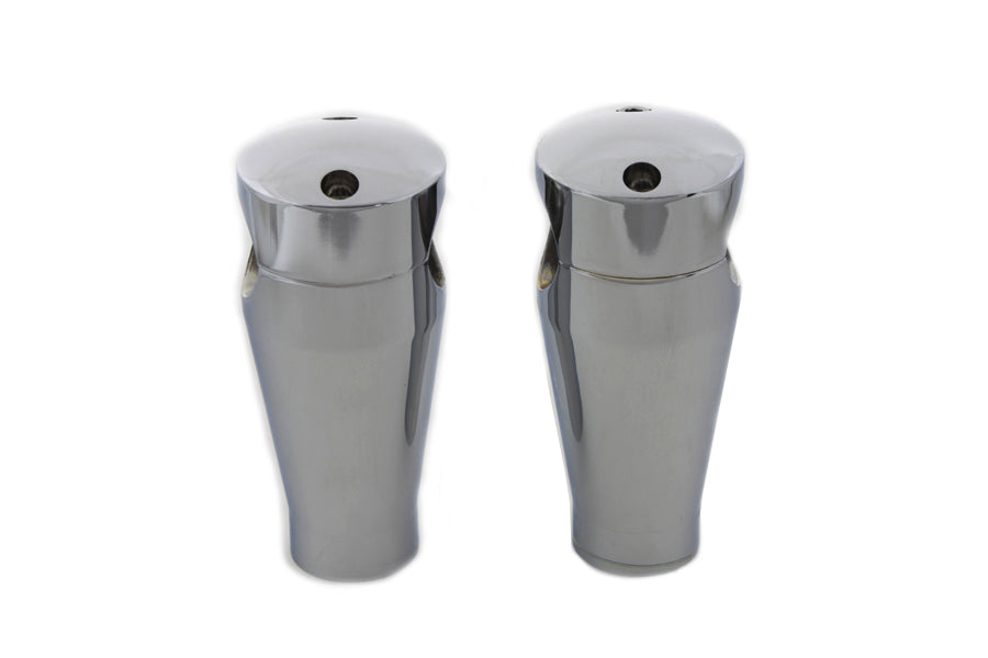 Chrome Wide Glide 4 Riser Set