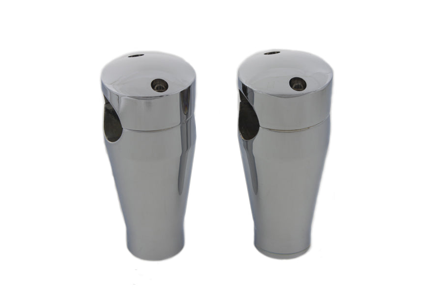 Chrome Wide Glide 4 Riser Set