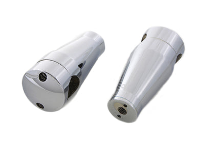 Chrome Wide Glide 4 Riser Set