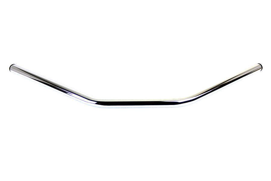 Flat 1 Drag Handlebar with Indents Chrome