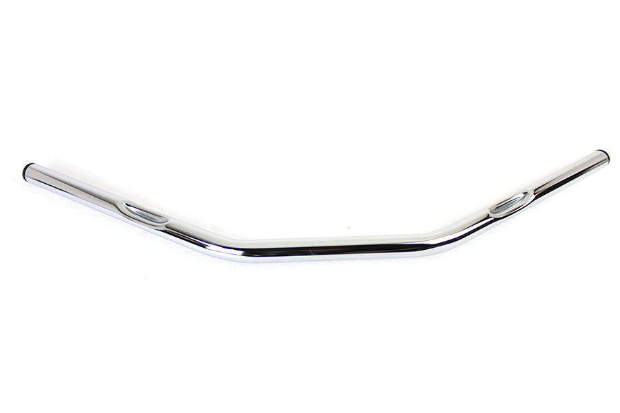 Flat 1 Drag Handlebar with Indents Chrome