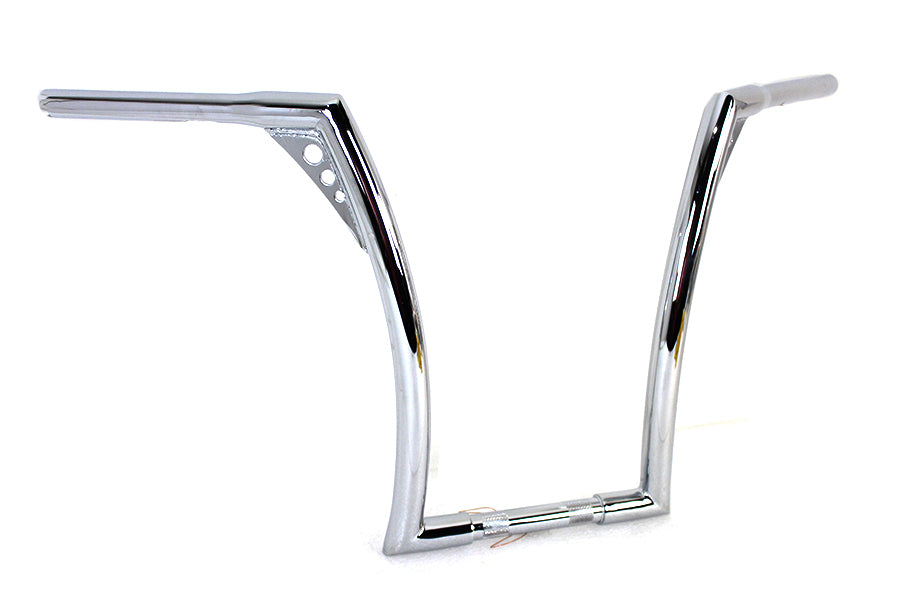 17 Chrome Z-Bar Handlebar with Indents