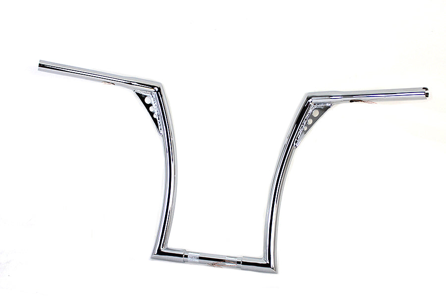 17 Chrome Z-Bar Handlebar with Indents