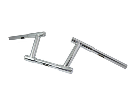 6 Z-Bar Racing Handlebar with Indents Chrome