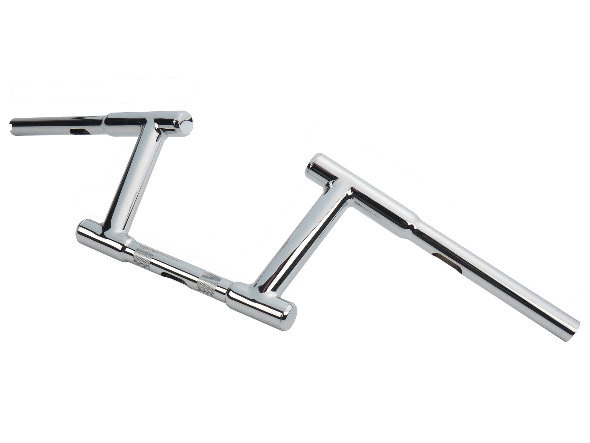 6 Z-Bar Racing Handlebar with Indents Chrome