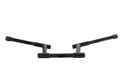 6 Z-Bar Racing Handlebar with Indents Black