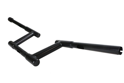 6 Z-Bar Racing Handlebar with Indents Black