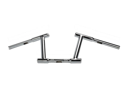 8 Z-Bar Racing Handlebar with Indents Chrome