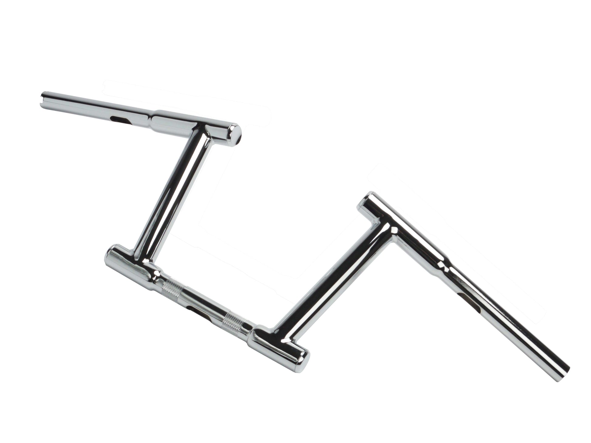 8 Z-Bar Racing Handlebar with Indents Chrome