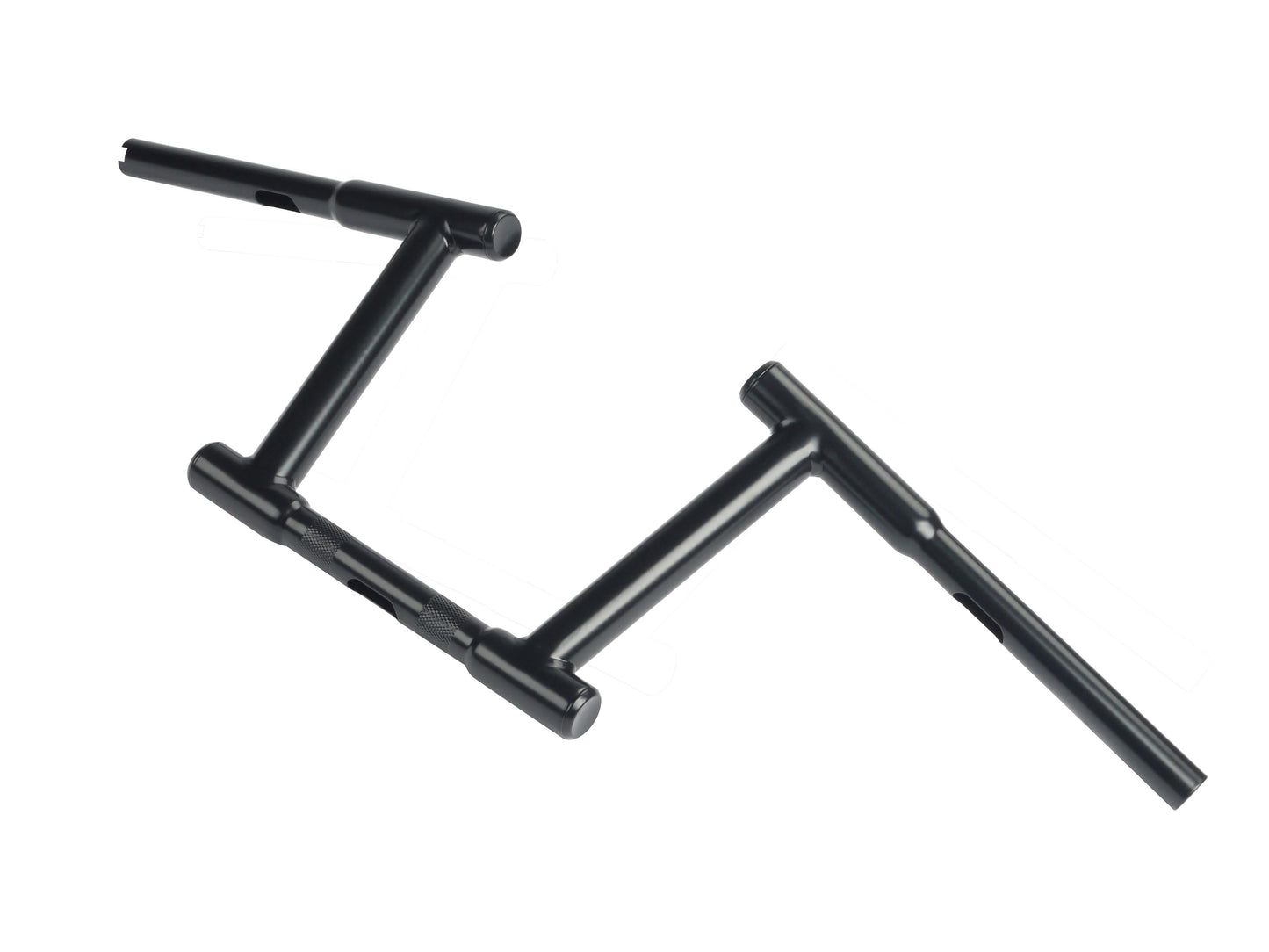 8 Z-Bar Racing Handlebar with Indents Black