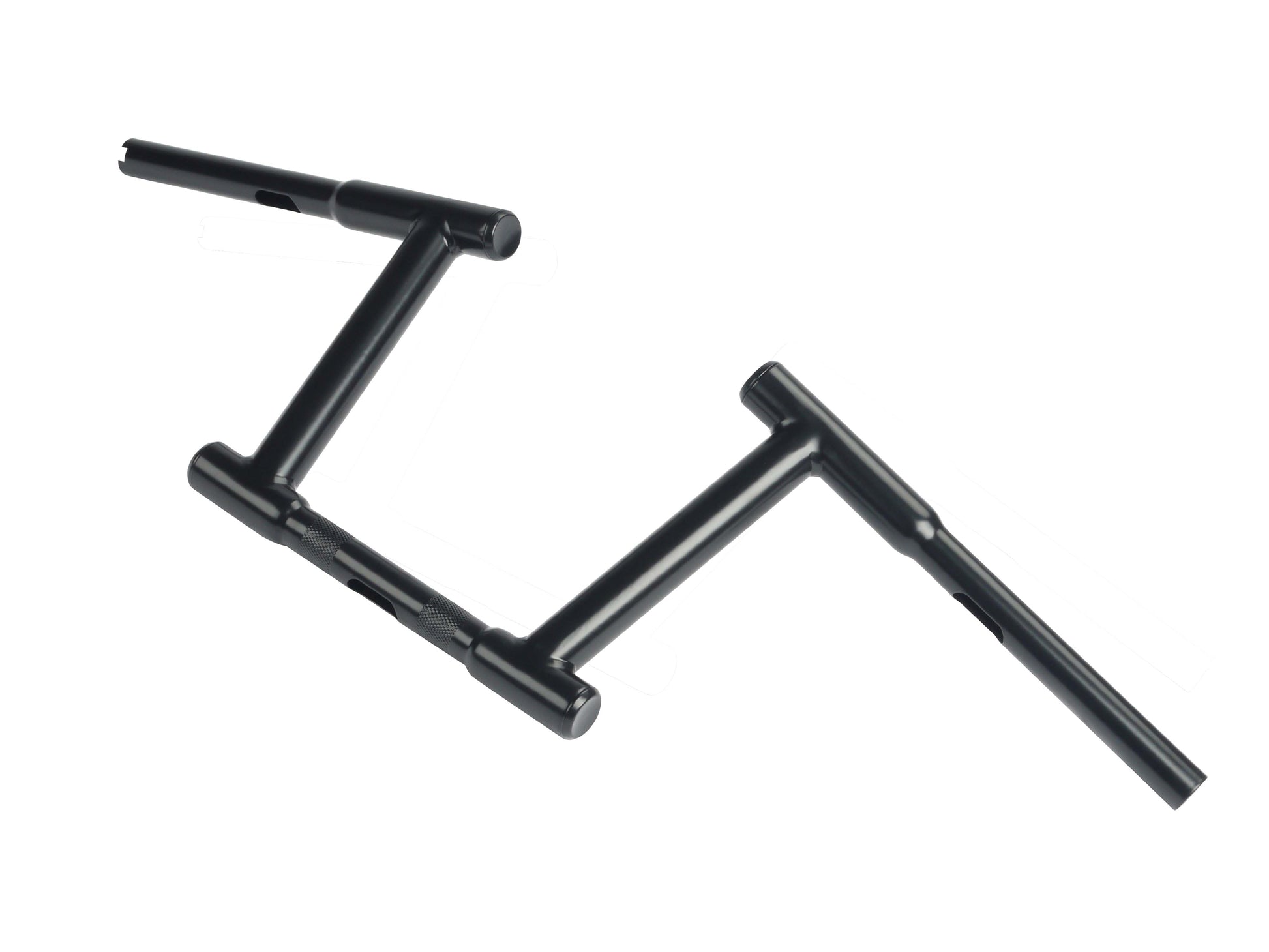 8 Z-Bar Racing Handlebar with Indents Black