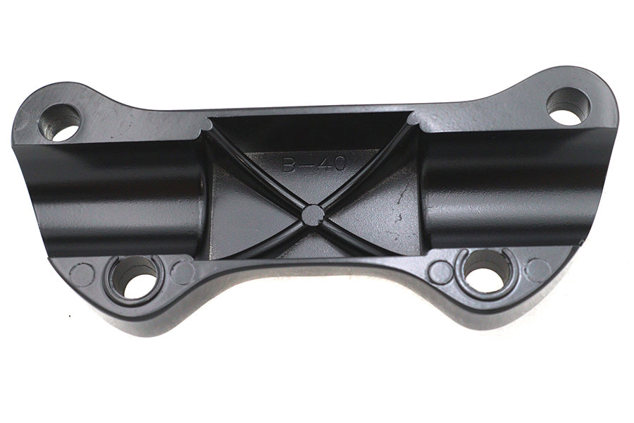 Black Smooth Handlebar Clamp Cover