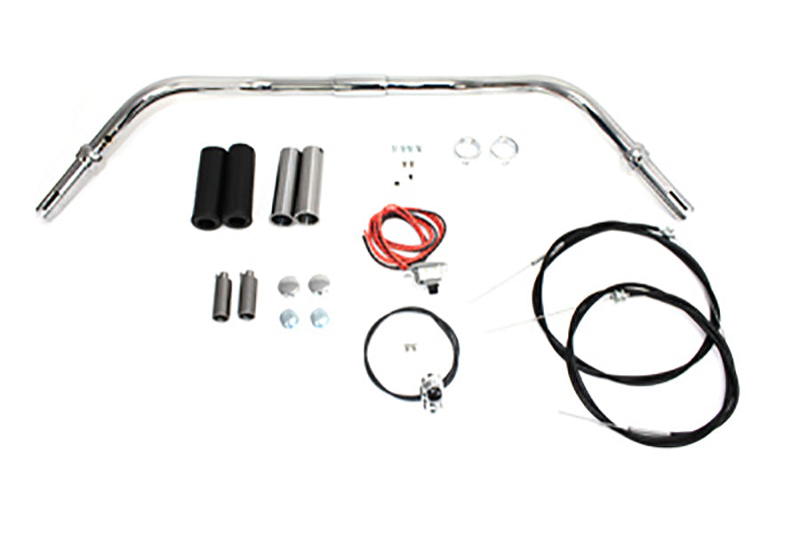 4 Chrome Handlebar Assembly