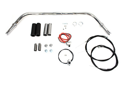 4 Chrome Handlebar Assembly