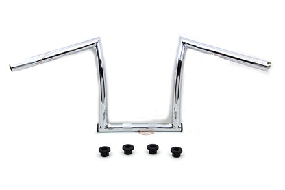 11 Chrome ChiZeled Z-Bar Handlebar with Indents