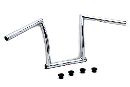 11 Chrome ChiZeled Z-Bar Handlebar with Indents