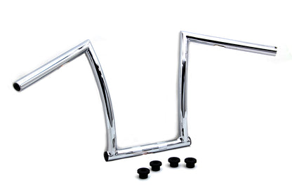 13 Chrome ChiZeled Z-Bar Handlebar with Indents
