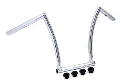 15 Chrome ChiZeled Z-Bar Handlebar with Indents