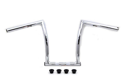 17 Chrome ChiZeled Z-Bar Handlebar with Indents