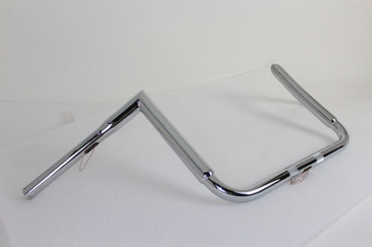 12 Chrome ChiZeled Z-Bar Handlebar without Indents