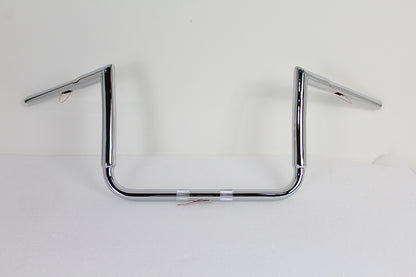 12 Chrome ChiZeled Z-Bar Handlebar without Indents