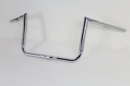 12 Chrome ChiZeled Z-Bar Handlebar without Indents
