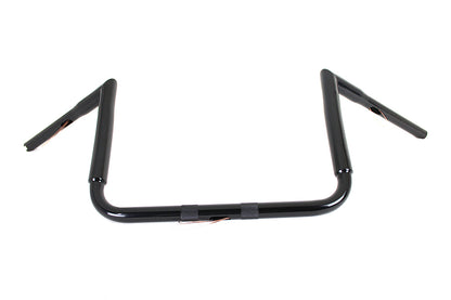 12 Black ChiZeled Z-Bar Handlebar without Indents