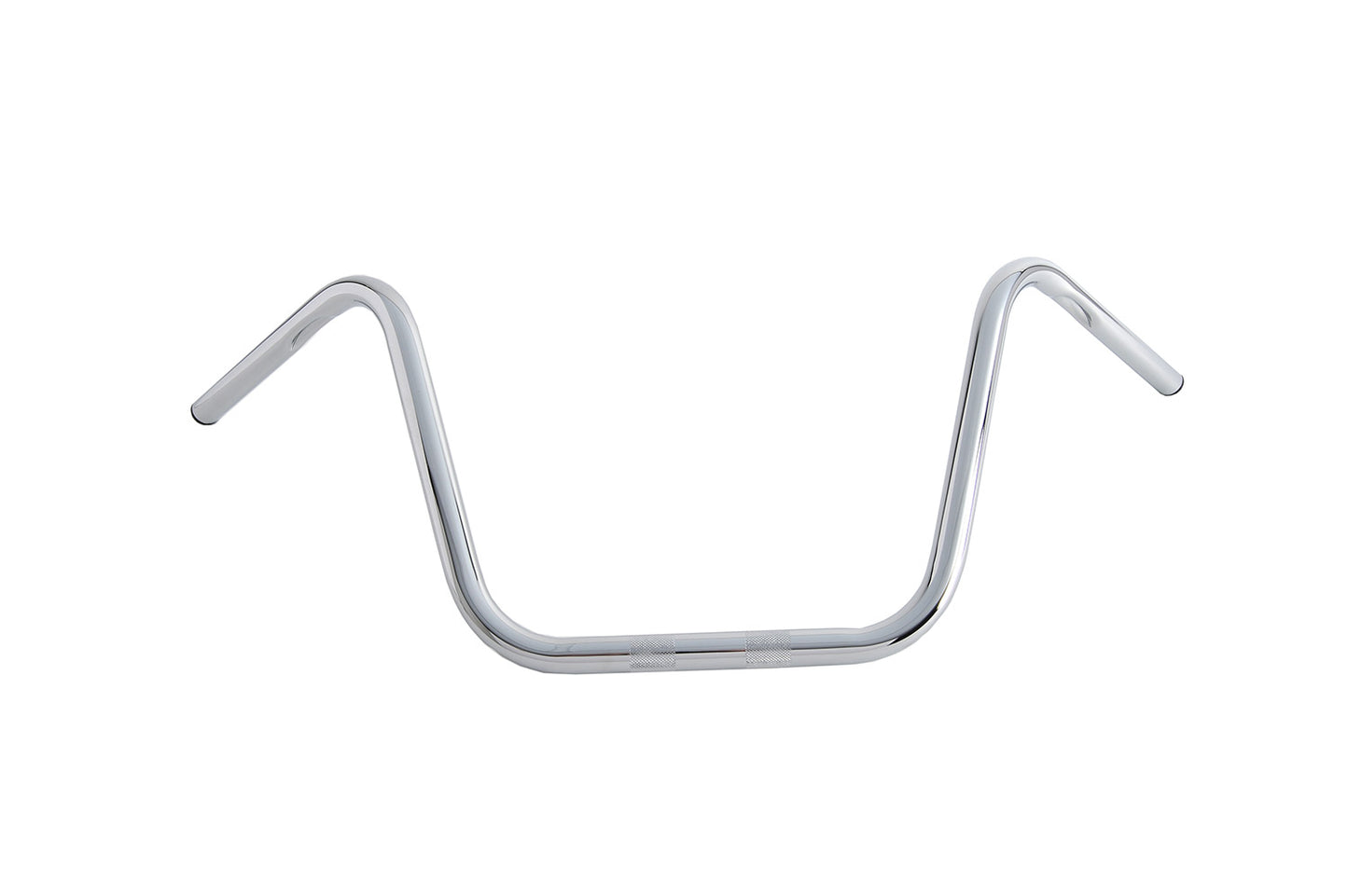 12 Ape Hanger Handlebars with Indents Chrome