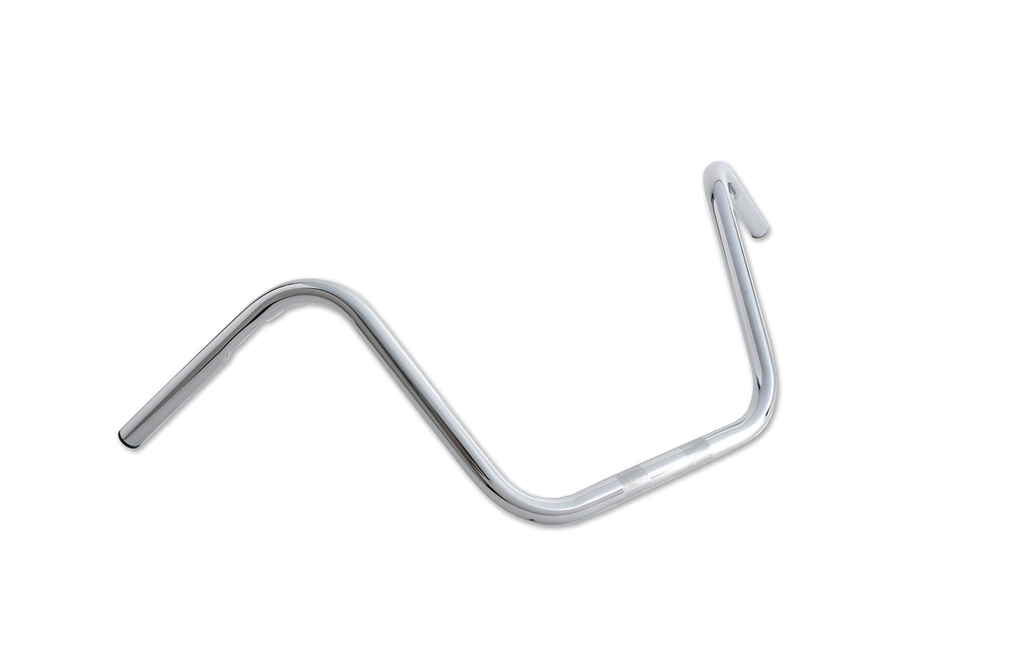 12 Ape Hanger Handlebars with Indents Chrome