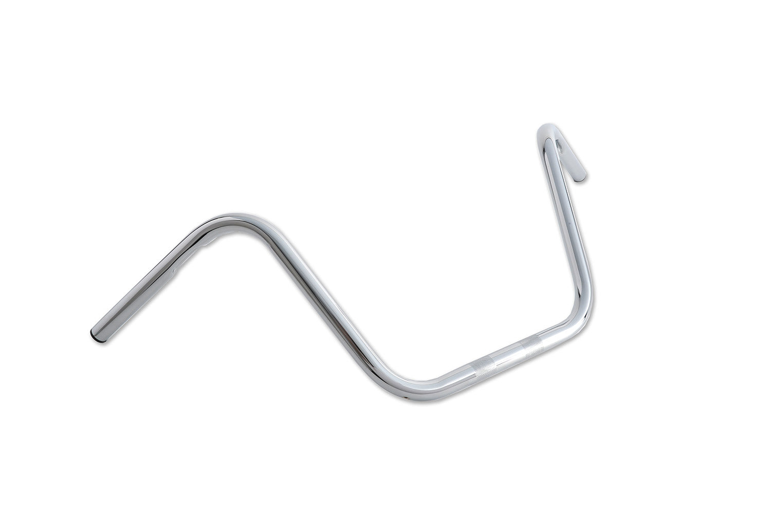 12 Ape Hanger Handlebars with Indents Chrome