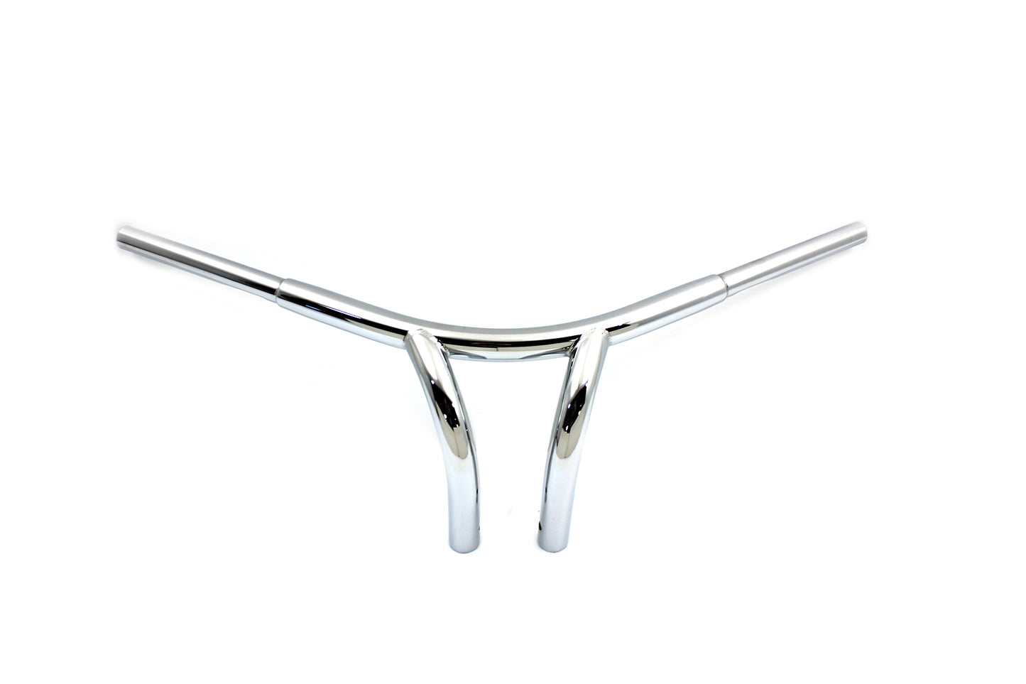 8-1/2 Curved Riser Bar Handlebar with Indents