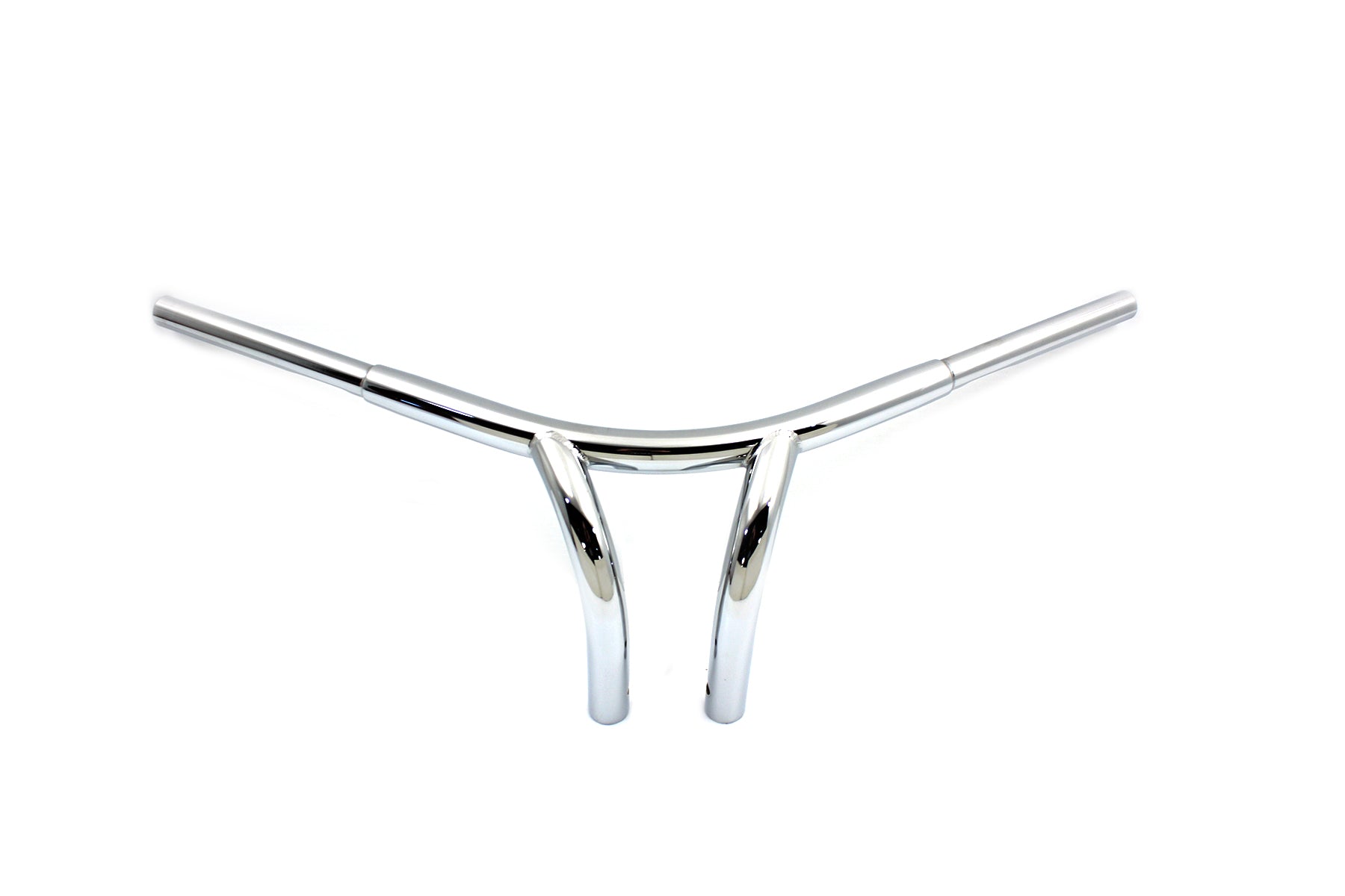 8-1/2 Curved Riser Bar Handlebar with Indents
