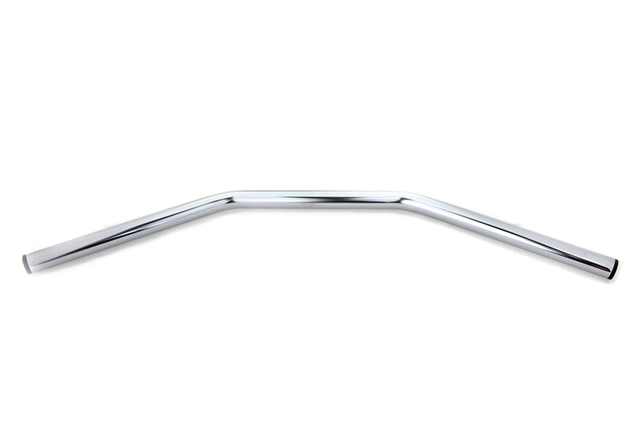 Flat Drag Handlebar without Indents Chrome
