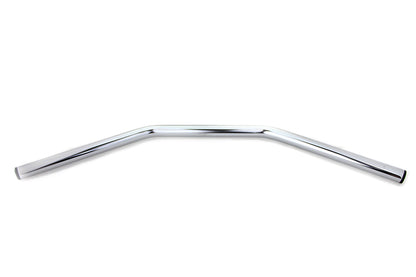 Flat Drag Handlebar without Indents Chrome