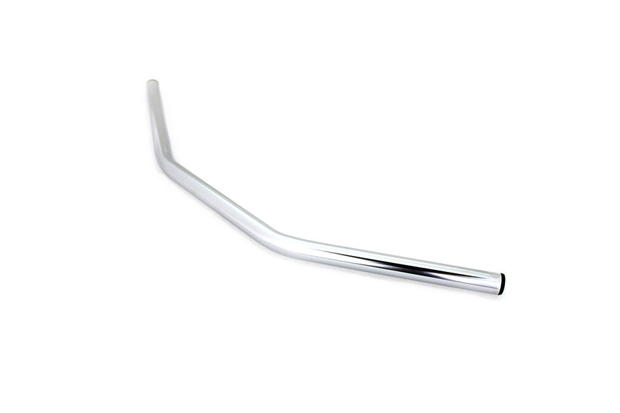 Flat Drag Handlebar without Indents Chrome