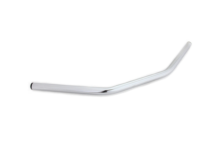 Flat Drag Handlebar without Indents Chrome