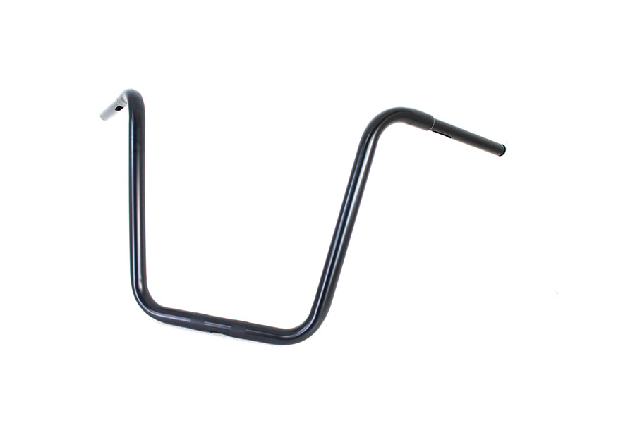 18 Rhino Ape Hanger Handlebar with Indents Black