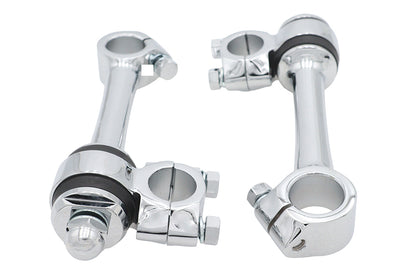 Chrome Replica 5-1/2 Flander Riser Set