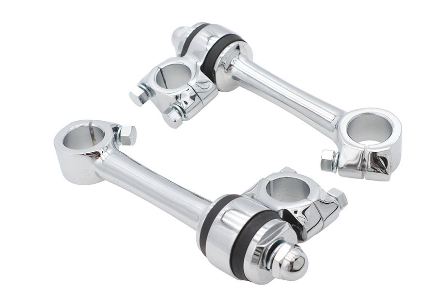 Chrome Replica 5-1/2 Flander Riser Set