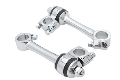 Chrome Replica 5-1/2 Flander Riser Set