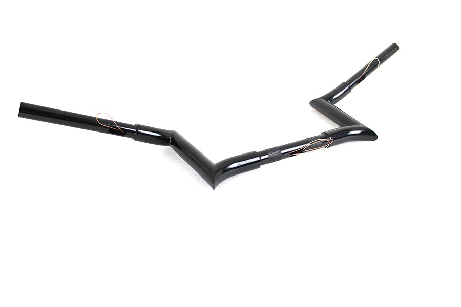8 Black Z-Bar Handlebar with Indents