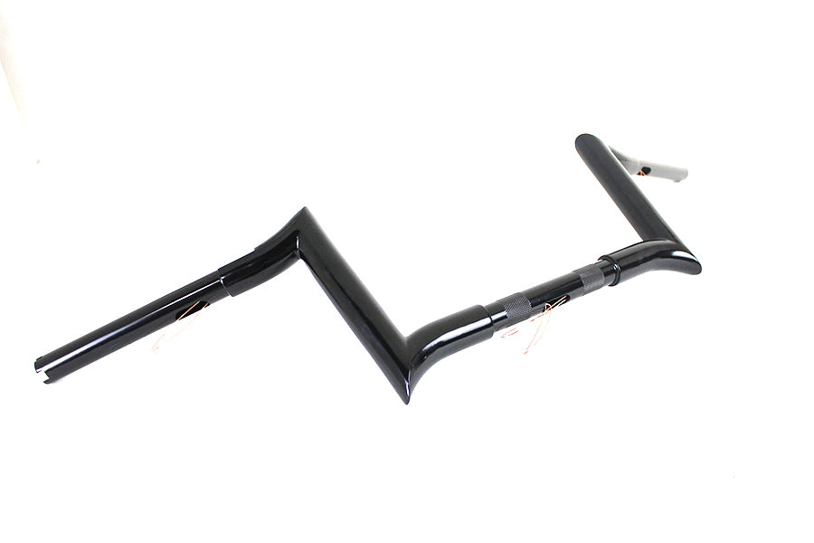8 Black Z-Bar Handlebar with Indents